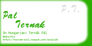 pal ternak business card