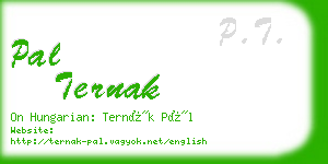 pal ternak business card